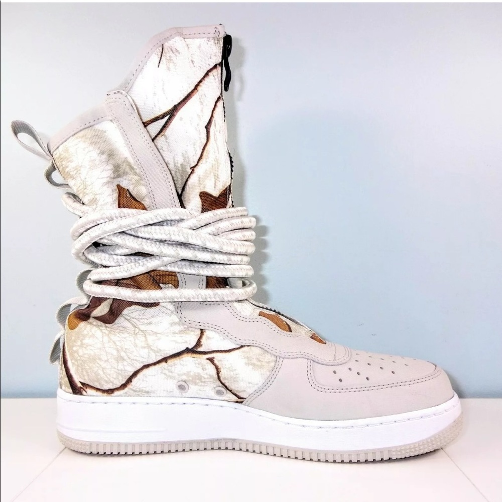 Men’s Nike SF AF1 Air Force 1 High Light Bone 10 - Picture 7 of 8